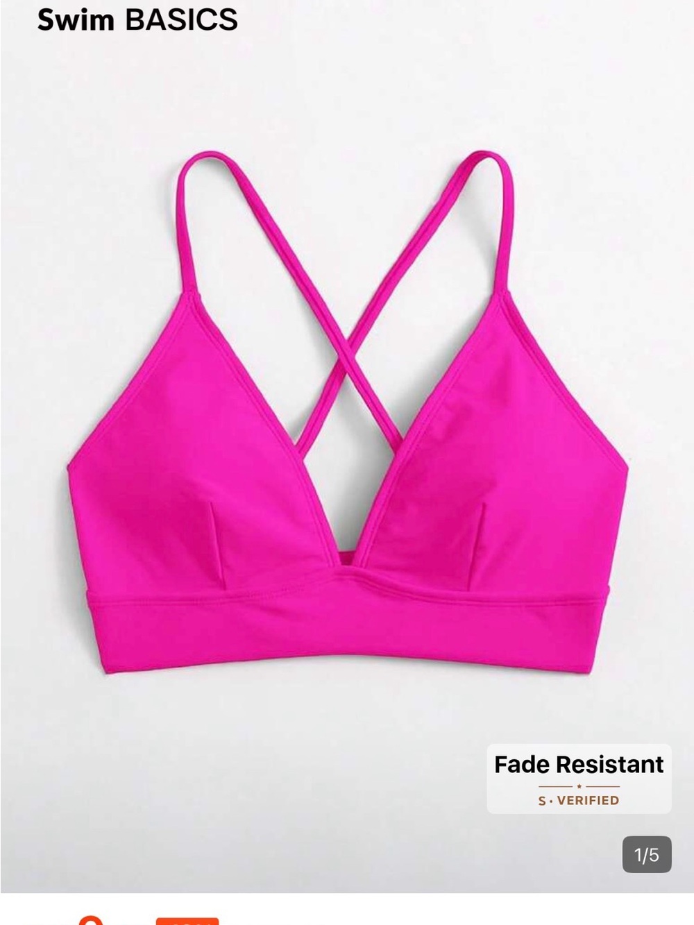 Women's Bikini Top - Hot Pink